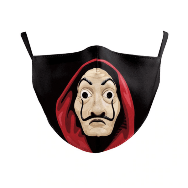 Stoffmaske Haus des Geldes