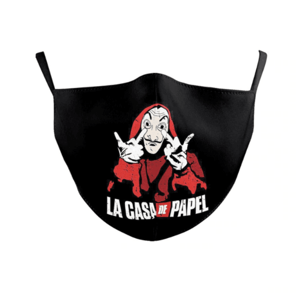 Stoffmaske Haus des Geldes | Maske Haus des Geldes | La Casa del Papel Maske | Netflix Serie Haus des Geldes Masken 