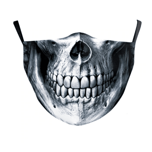 Totenkopf Stoffmaske Gesichtsmaske Mundschutz Corona Schweiz | Maske mit Totenkopf Gesicht | Totenkopf und Rosen Maske für Damen und Herren | Mexikanischer Totenkopf Stoffmaske | Skull Face Masks Schweiz