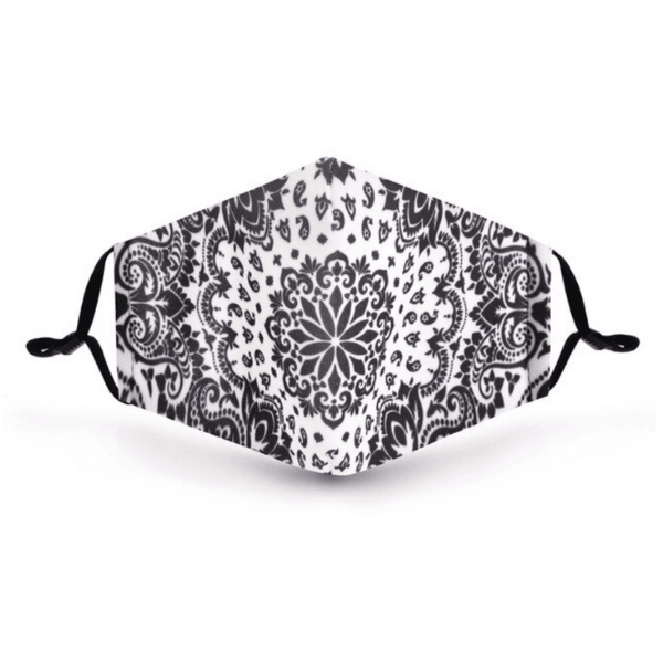 Stoffmaske Black & White Spirit