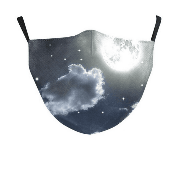 Stoffmaske Universe Moon