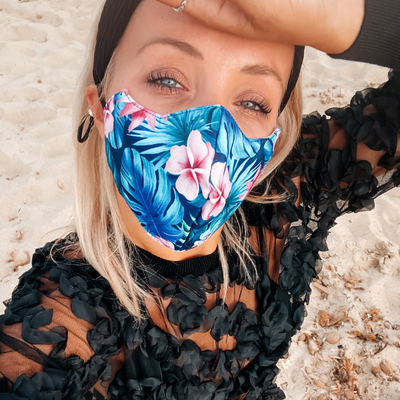 Korbform Maske Tropicana