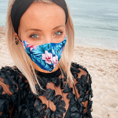 Korbform Maske Tropicana
