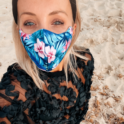 Korbform Maske Tropicana