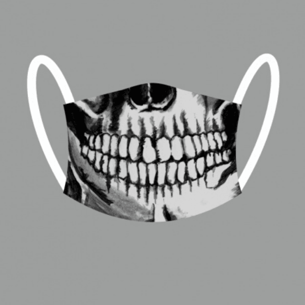 Stoffmaske Maske Totenkopf Skull 