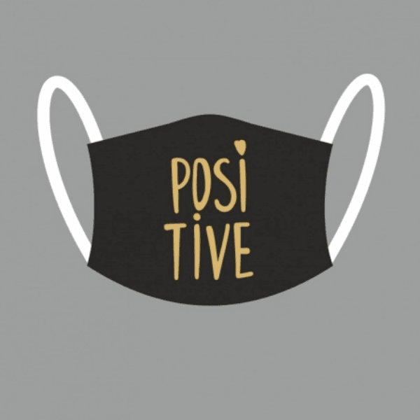 Stoffmaske Positive