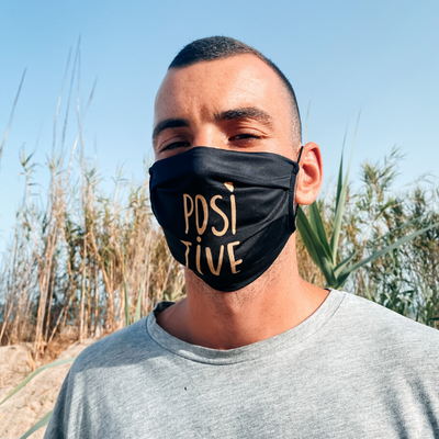 Stoffmaske Positive
