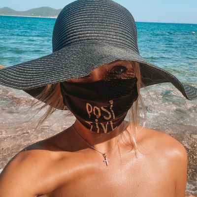 Stoffmaske Positive