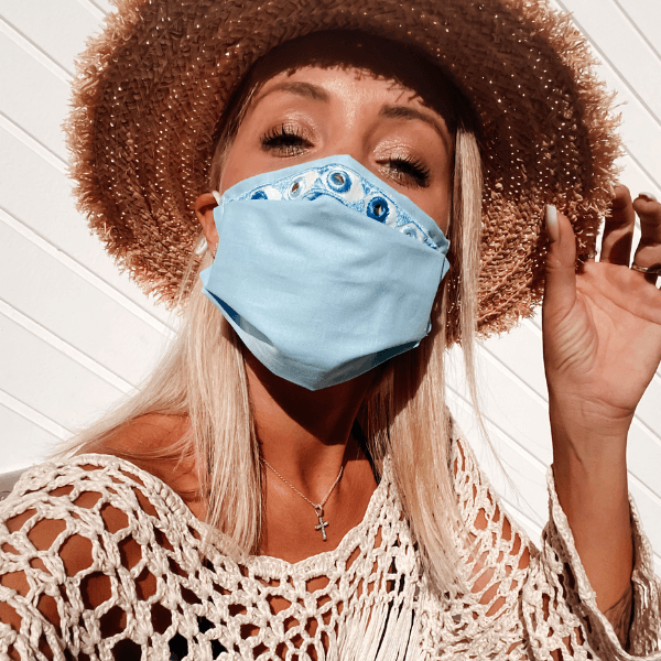 Baumwolle Maske Boho Cloud