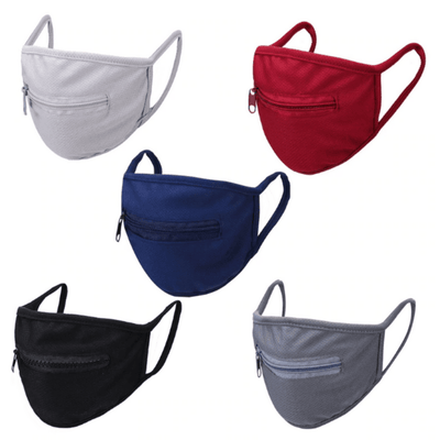Stoffmaske mit Reissverschluss | Zipper Mask | Herren und Damen Stoffmaske Schweiz