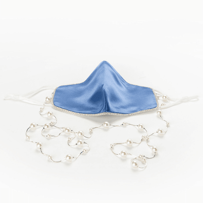 Seiden-Baumwolle Maske Cote D'Azur