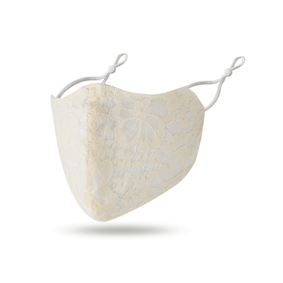Spitzen Maske für Damen | Stoffmaske aus Spitzen Stoff / Lace | Maske für Hochzeit und andere schöne Events 