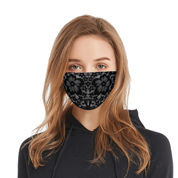 Spitzen Stoffmasken Flower Lace