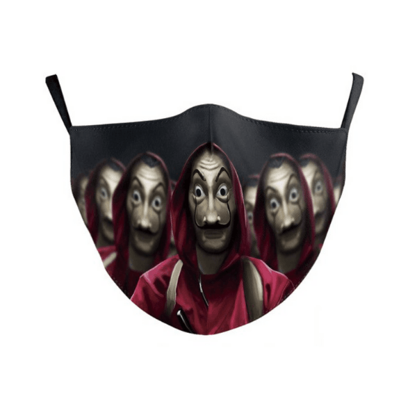 Stoffmaske Haus des Geldes