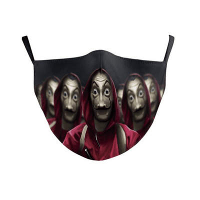 Stoffmaske Haus des Geldes