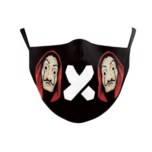 Stoffmaske Haus des Geldes