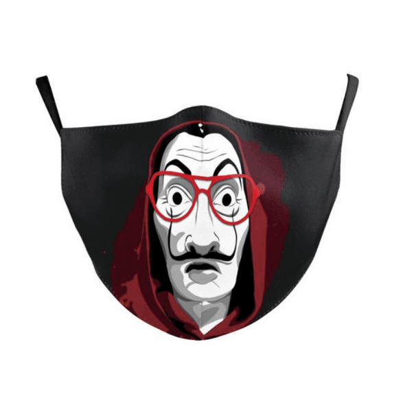 Stoffmaske Haus des Geldes