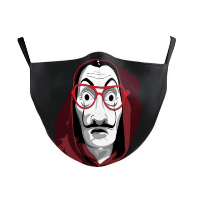 Stoffmaske Haus des Geldes