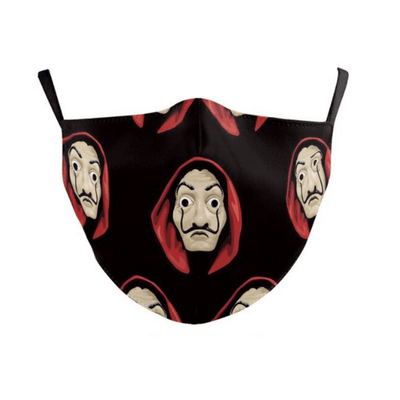 Stoffmaske Haus des Geldes