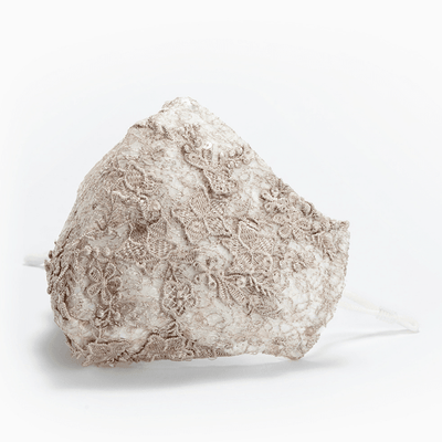 Designer Stoffmaske aus Spitzen Stoff - Hochzeitsmasken online kaufen