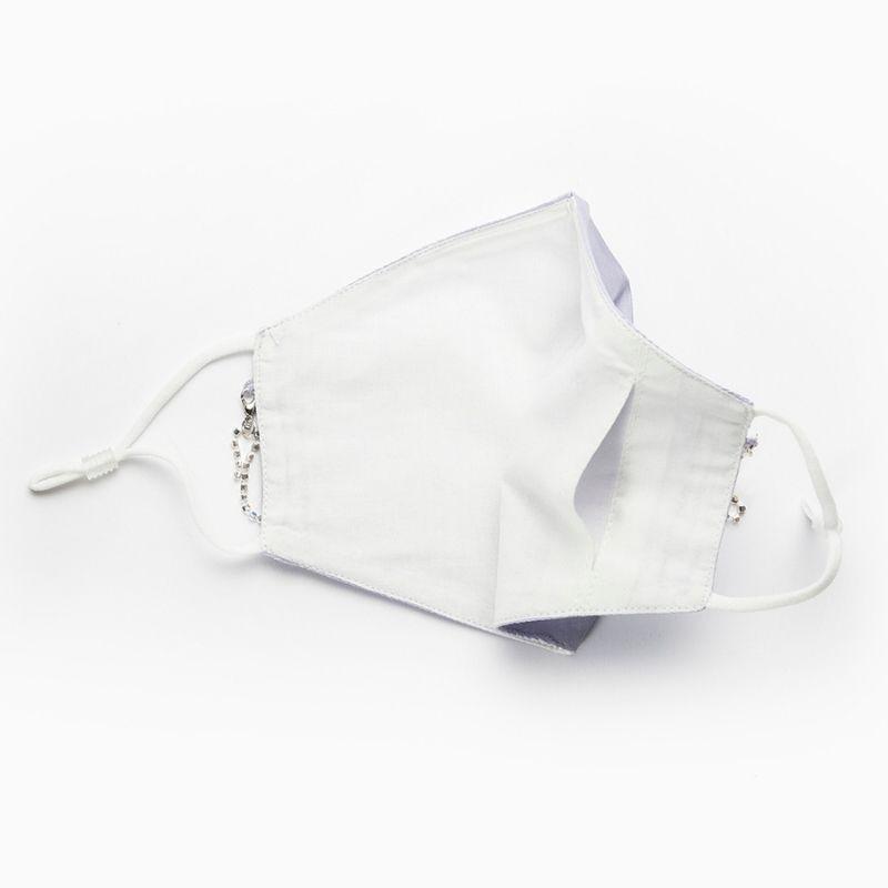 Stoffmasken mit Filtereinlage - Flieder Violett Textilmasken Seiden und Baumwolle