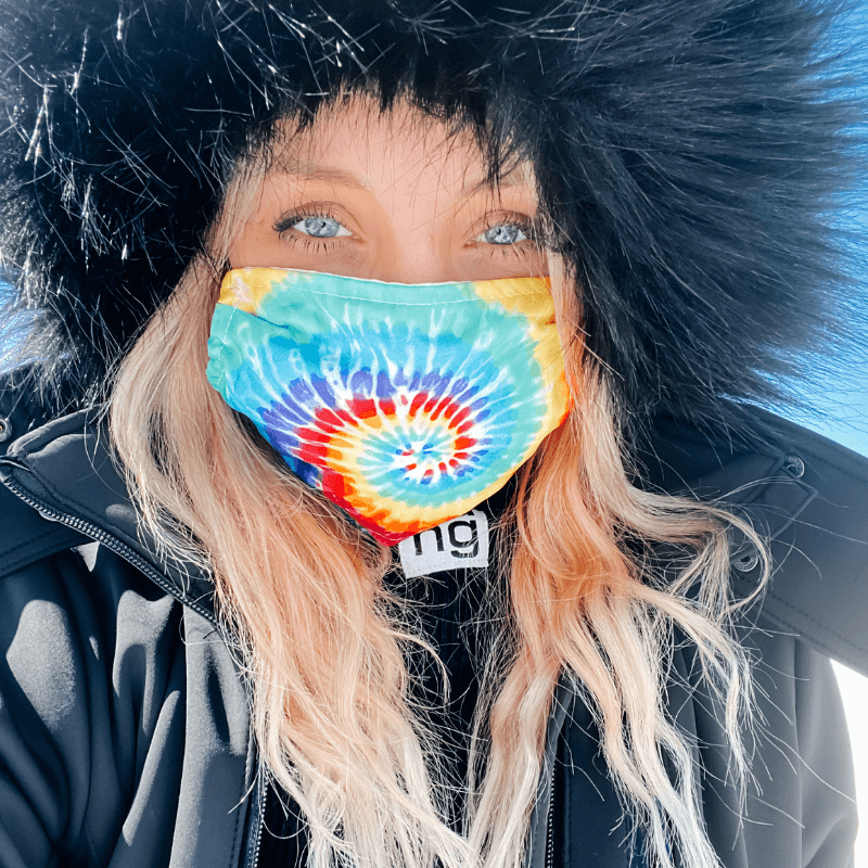 Batik Hippie Style Stoffmasken Textilmasken Community Mask