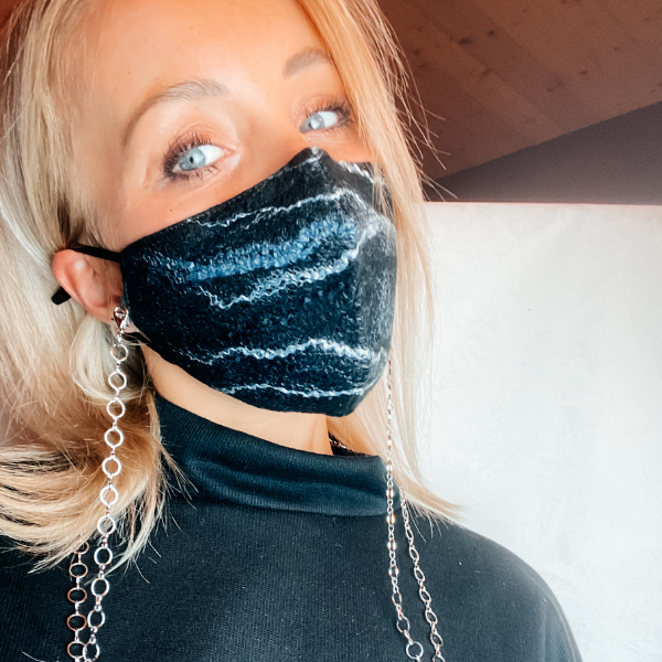 Kette für Maske silber Anouk