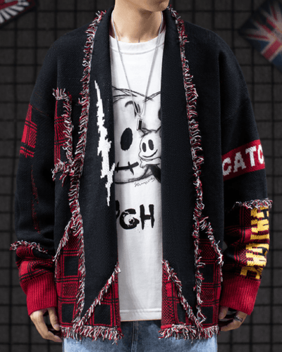 Cardigan Herren V-Style