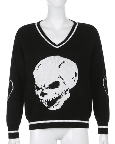 Pullover Totenkopf