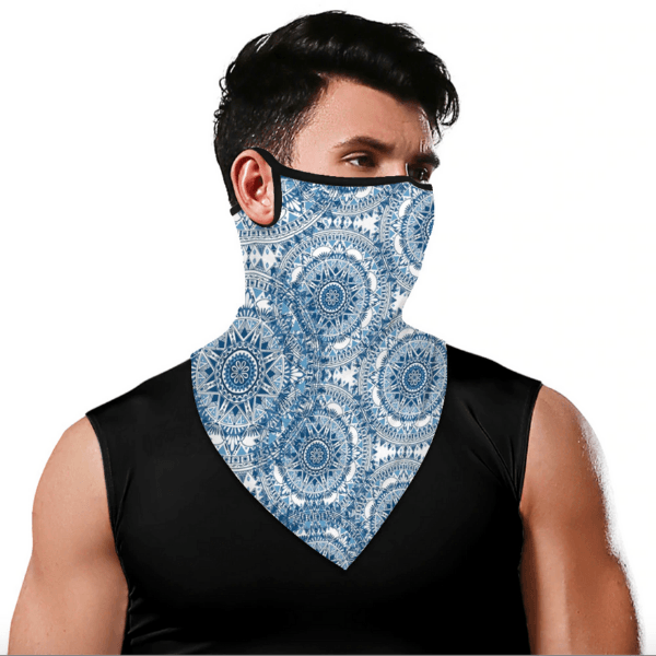 Sturmmaske | Halsschlauch Maske Fiori Blu
