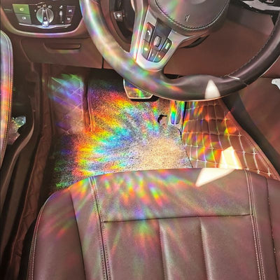 Suncatcher Aufkleber fuer Fenster - Prsima Regnbogen Effekt Licht