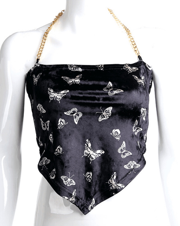Top Black Butterfly