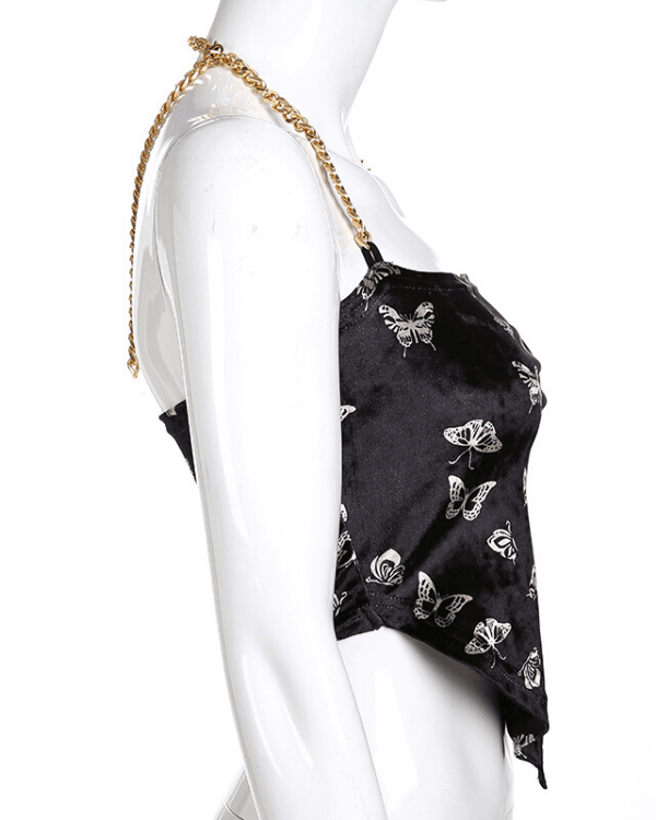 Top Black Butterfly