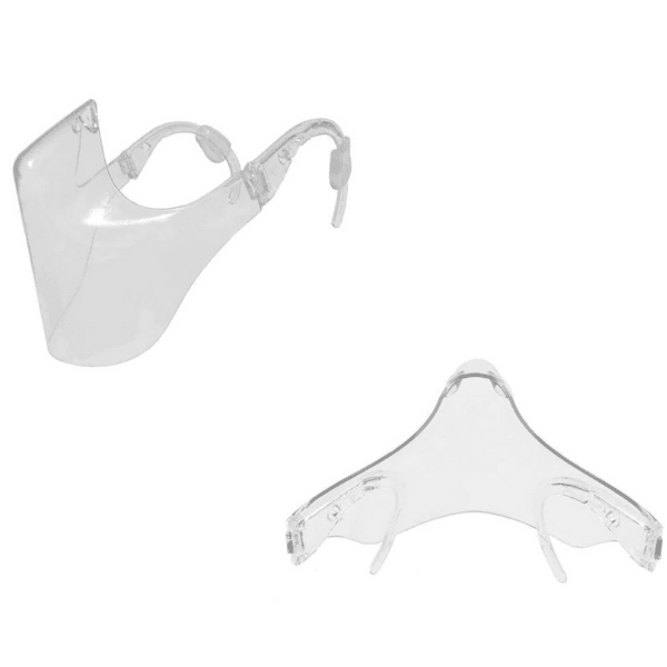 Face Shield Maske Schweiz | Transparenter Mundschutz Corona | Durchsichtige Korbmaske für Erwachsene | Visuelle Gesichtsmaske Corona Schweiz | Schildmaske für Damen und Herren