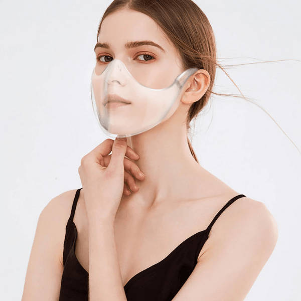 Face Shield Maske Schweiz | Transparenter Mundschutz Corona | Durchsichtige Korbmaske für Erwachsene | Visuelle Gesichtsmaske Corona Schweiz | Schildmaske für Damen und Herren