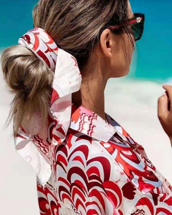 Bandana Tuch kann auch als Haarband getragen werden