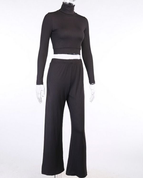Zweiteiler Set aus geripptem Stoff - Fashion Tracksuit Damen online kaufen