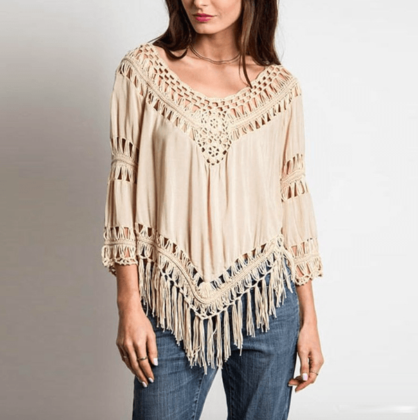 Shirt Boho Fringe