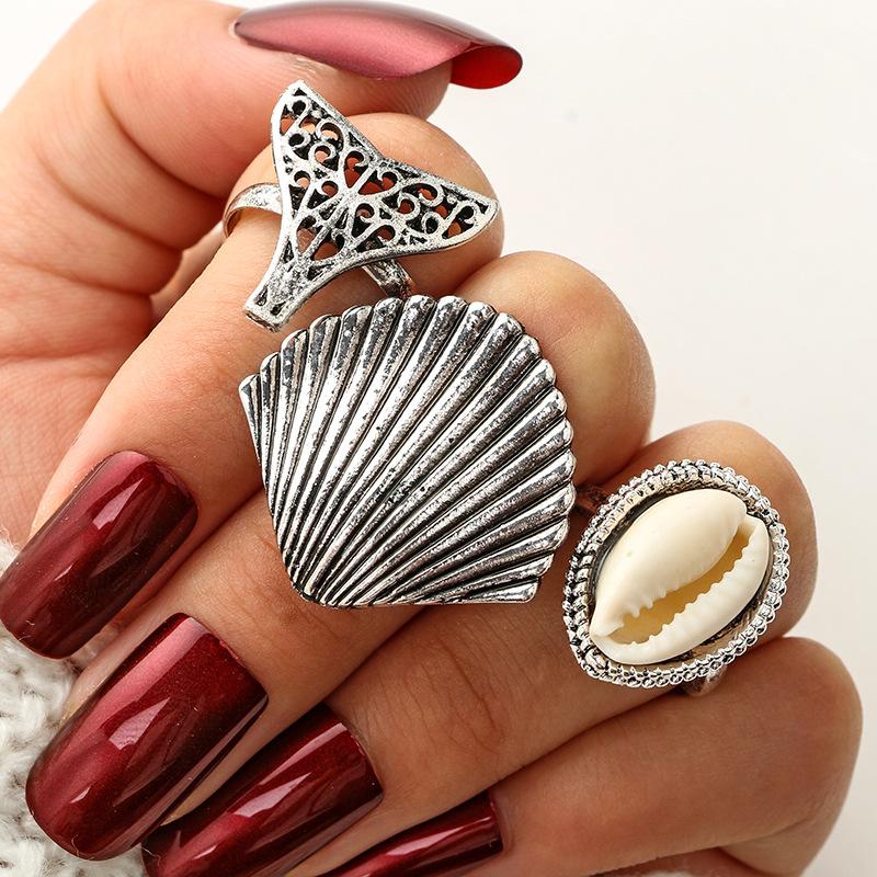 Ring Set Seashell Vibes