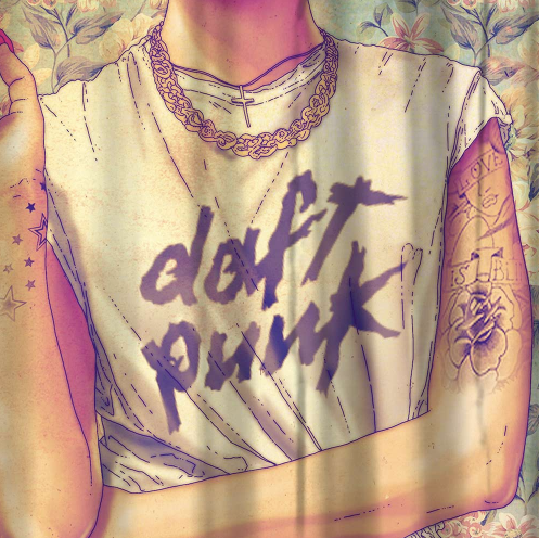 Duschvorhang Daft Punk