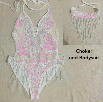 Bodysuit & Choker Planet Mermaid