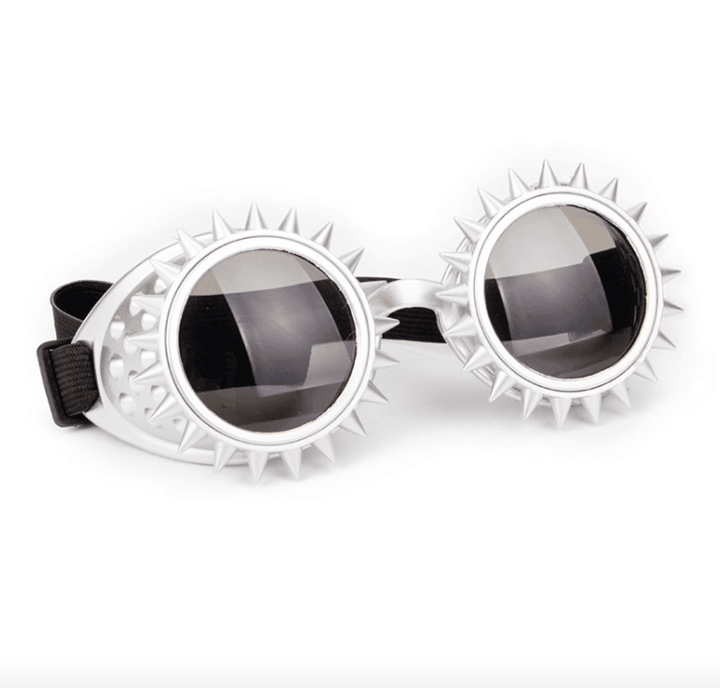 Fliegerbrille Steampunk White Power