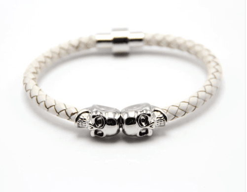 Armband Skull Leder