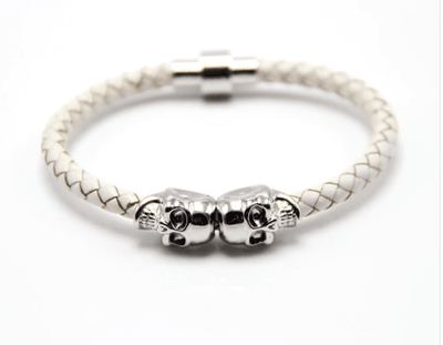 Armband Skull Leder