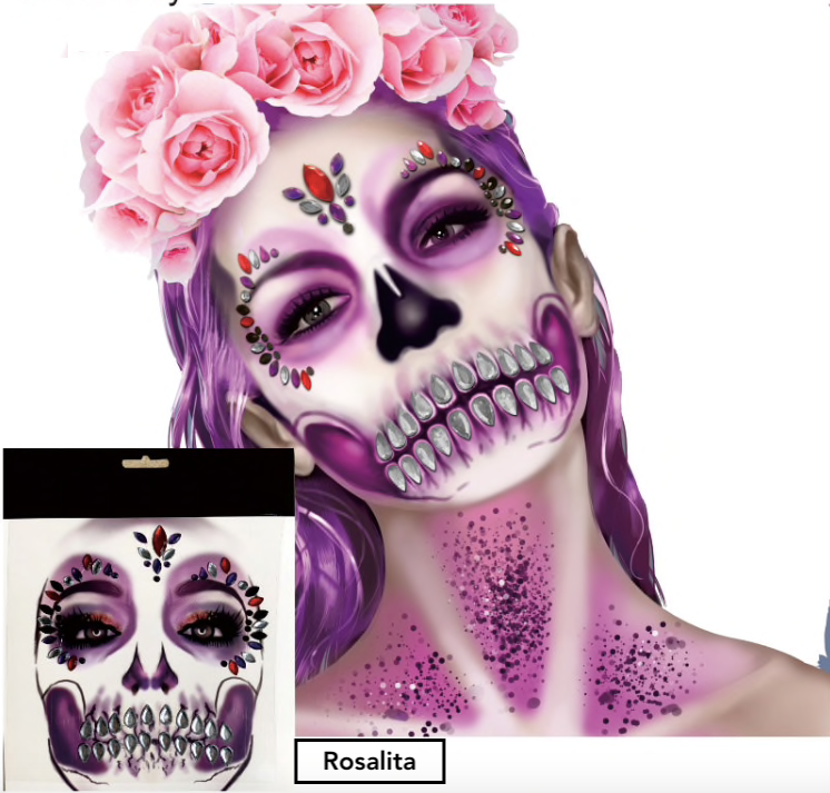 Glitzersteine Spooky