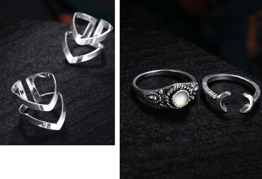 Ring Set Peace & Faith