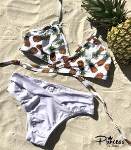 Bikini Ananas Wrap White