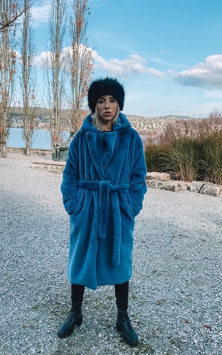 Teddy Mantel Jacke Saas-Fee