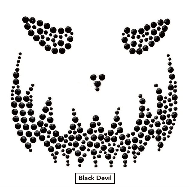 Glitzersteine Spooky