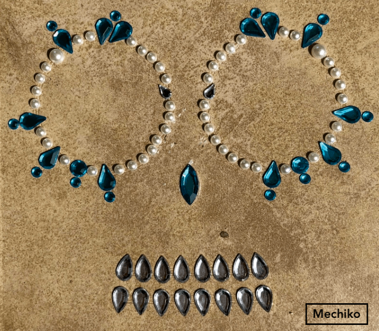 Glitzersteine Spooky